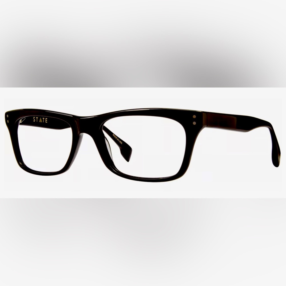 “State” men eyeglasses